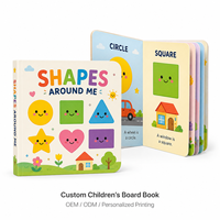 Libro Infantil de Tapa Dura, Impresión Personalizada, Cartón Dúplex de 400 g/m², Laminación Suave al Tacto, para la Primera Lectura del Bebé