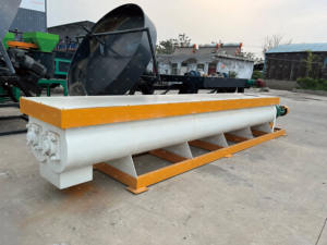 Mélangeur à palettes à double ou simple arbre Machine à briquettes de <span class=keywords><strong>charbon</strong></span> et d'argile pour mélangeur d'engrais industriel - Product Image 6