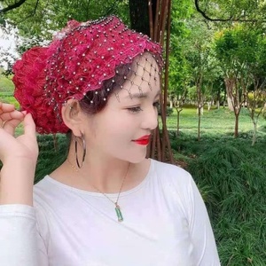 Chapeau de Soirée Élégant en Dentelle pour Femme, Respirant et Écologique, Idéal Toutes Saisons, Accessoire de Tête Assorti pour Célébrités - Product Image 1