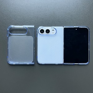 Carbon Fiber Pattern Transparent PC Anti-Fingerprint Phone <b>Cover</b> for 18 - Product Image 4