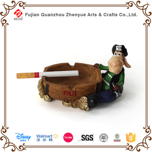 Cenicero de <span class=keywords><strong>vaca</strong></span> personalizable, artesanía de resina, decoración del hogar para mesa, adorno de Animal interesante - Product Image 2