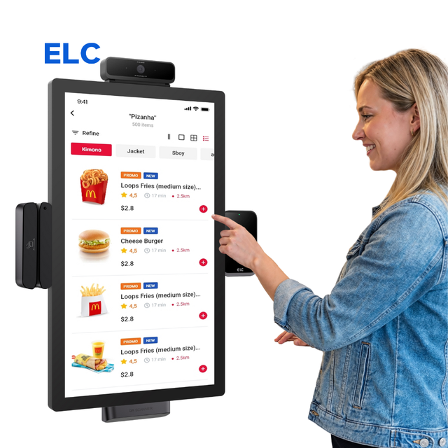 32 Inch Android14 RK3576 6tops AI Touch Screen Kiosk Floor Stand Self Ordering Payment Kiosk