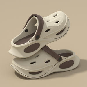 Men's Summer Outdoor Fashion Breathable Non-Slip <b>Clogs</b> Adult Size Standard Thickness Injection Sole EVA Upper Midsole Outsole - Product Image 2