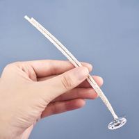 Mèche de bougie sans fumée de 6-20 cm pour cire de soja et lampe à kérosène, en coton tissé parfumé pour usage domestique, grande base, technique d'injection