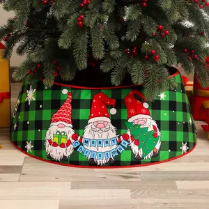 Kg Xmas Noel navidad natale kỳ nghỉ giáng sinh đồ trang trí sẵn sàng để tàu 24 "Cây giáng sinh váy cây cổ áo dễ dàng để lắp ráp