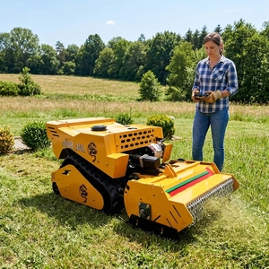 Free Shipping 24V 1500W <b>Remote</b> Control Crawler Lawn <b>Mower</b> for Small Garden - Product Image 1