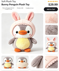 Costume <span class=keywords><strong>de</strong></span> cochon en peluche super doux personnalisé, thème Pâques, souvenir, jouet en peluche rembourré en coton PP, anti-stress - Product Image 6