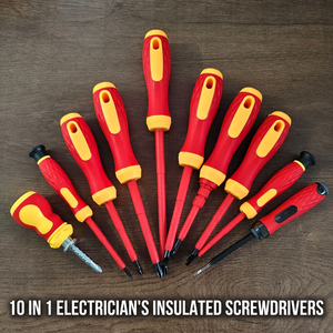 Multipurpose <b>Screwdriver</b> Set 10 Pcs Insulated Magnetic With Anti Slip Handle For Diy Repair Tools - Product Image 5