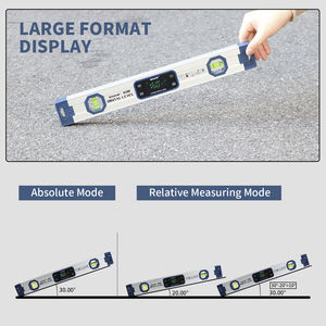 SHAHE dijital seviye dikey ve yatay ruhu kabarcık iletki açı bulucu, elektronik kabarcık İnklinometre su terazisi - Product Image 5