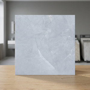 Britton Bianco 600x600mm Matte Porcelain Tiles White Marble Look Ceramic Interior Floor Collection - Product Image 2