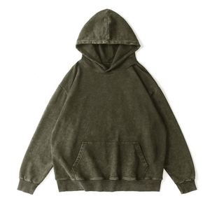 <b>Large</b> Oversized S -5Xl Acid Wash Streetwear Unisex Vintage Hoodies Men's Pullover <b>Hoodie</b> Custom Dtg Print - Product Image 3