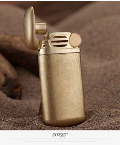 Nuevo encendedor de queroseno Zoro rueda de arena a prueba de viento creativo sol persiguiendo encendedor personalizado para hombres como regalo - Product Image 3