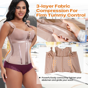 Para Mujer Shapewear bel eğitmen Moldeadoras Post Operatorias colomwomen as Reloj De Arena sahne 2 Curvy Fajas kadınlar için - Product Image 5