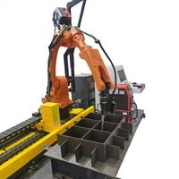 Robots de soudage sur rail au sol sans assistance humaine avec programmation PLC efficace, commande numérique intelligente pour une utilisation industrielle rapide