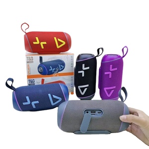 Loa Bluetooth không dây TG-695 năm <span class=keywords><strong>2025</strong></span>, loa siêu trầm di động ngoài trời, chất liệu vải nghệ thuật, đèn RGB, âm thanh Bluetooth để bàn - Product Image 1