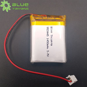 Bateria de Polímero de Lítio Recarregável Azul Taiyang 953445 <span class=keywords><strong>3</strong></span>.7V 1450mAh 1500mAh - Product Image 2