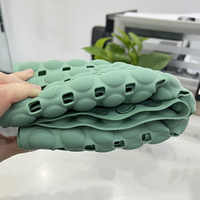 Tapis de bain-douche moderne et écologique en PVC Design antidérapant mignon Tapis de taille personnalisée pour la sécurité de la salle de bain Accessoire de sol