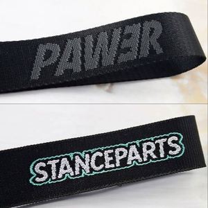 Best Metal Nylon Woven Webbing Lanyard Promotion Gift Key Chain Custom Logo <b>Personalized</b> <b>Keychains</b> Carabiners Key Holder Custom - Product Image 5