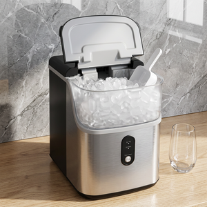 Machine à glaçons compacte pour la maison, production rapide de glace, machine à glaçons autonettoyante pour un usage quotidien - Product Image 1