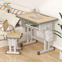 Table de salle d'entraînement industrielle à configuration personnalisable, bureau d'écriture avec tiroirs, ensemble table et chaise de conception nouvelle