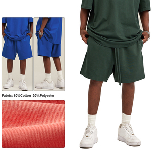 Customizable Unisex Cotton Baggy Fitting Shorts Luxury Oversized High Quality Streetwear Heavyweight Shorts - Product Image 3