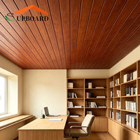 Panneau de plafond en PVC durable et résistant à l'humidité, et panneau stratifié léger pour la décoration des murs et des plafonds intérieurs de la maison et du bureau