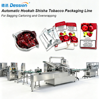 Ligne d'emballage automatique 25G 50G pour tabac à chicha, machine d'emballage de sachets de tabac à chicha et machine d'emballage de boîtes de mélasse pour chicha