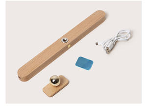 <span class=keywords><strong>Lampe</strong></span> <span class=keywords><strong>miroir</strong></span> magnétique en bois-<span class=keywords><strong>Lampe</strong></span> <span class=keywords><strong>de</strong></span> courtoisie LED rechargeable USB C avec lumière chaude à intensité variable 3 températures <span class=keywords><strong>de</strong></span> couleur - Product Image 3