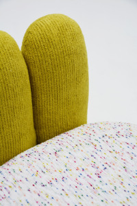 Belle enfants lapin <span class=keywords><strong>oreille</strong></span> tissu salon loisirs chaise intérieur Design moderne filles cadeau salle de lecture chaises sans bras sièges - Product Image 4