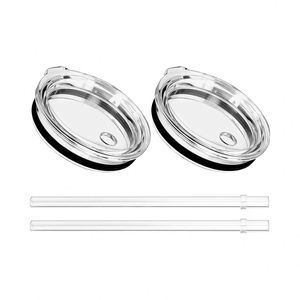 Tapas de Repuesto para Vasos de Viaje de 20 oz, Libres de BPA, Resistentes a Impactos, de Plástico, para Tapas con Orificio para Pajita - Product Image 6