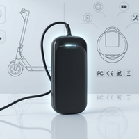 Chargeur de batterie Li-ion GaN C120 au design innovant pour monocycle électrique, scooter, refroidissement sans ventilateur, 100-240V, fabricant sur mesure, ETL