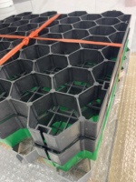 Grille de pavage en nid d'abeille en HDPE, écologique, pour allées, plantation, pavage, géocellules, irrigation agricole, drainage