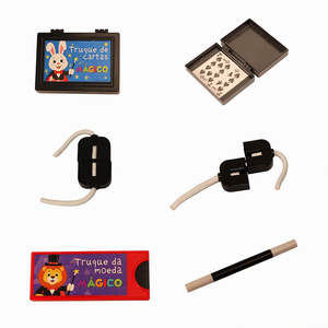 Kit Classico per Tagliare la Corda, Trucco Magico per Bambini, Educativo in Plastica con Istruzioni Passo-Passo, per Esibizioni di Magia - Product Image 1