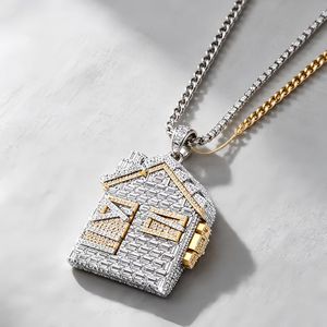 Pendentif personnalisé spécial en diamant moissanite VVS, passe le testeur de diamant, plaqué or, argent sterling 925, certificat GRA, pendentif hip-hop - Product Image 2