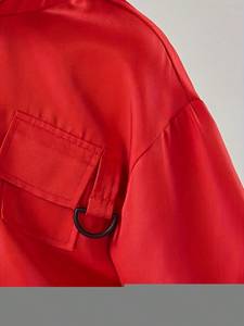 Conjunto <span class=keywords><strong>de</strong></span> 3 Piezas <span class=keywords><strong>de</strong></span> Disfraz <span class=keywords><strong>de</strong></span> Personaje <span class=keywords><strong>de</strong></span> Película y Televisión <span class=keywords><strong>para</strong></span> Niño, Mono Rojo con Bolsillos <span class=keywords><strong>para</strong></span> Juego <span class=keywords><strong>de</strong></span> Rol (Mono + Cinturón + Guantes) - Product Image 2