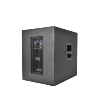 AAUDIO 618B RMS 1800W Peak 8 Ohm Caisson amplifié actif en bois 15 pouces avec garantie de 3 ans pour systèmes audio surround