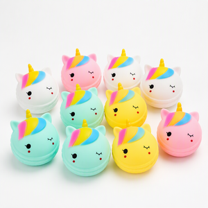 ขนมปังยูนิคอร์นบีบเล่นน่ารัก การ์ตูนบอลบีบคลายเครียด แป้งบอลบีบเด้งช้า ของเล่นคลายความเครียด - Product Image 3