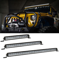 Nouvelle barre lumineuse LED pour voiture, 20 pouces, à faisceau unique, haute luminosité, 12V 24V, blanc, étanche IP68, DRL, tout-terrain 4x4