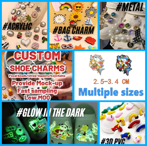 Accessoires mignons personnalisés en gros, logos de personnages de films 2D, décorations de chaussures de sport et alimentaires en vrac pour femmes, breloques pour chaussures - Product Image 5