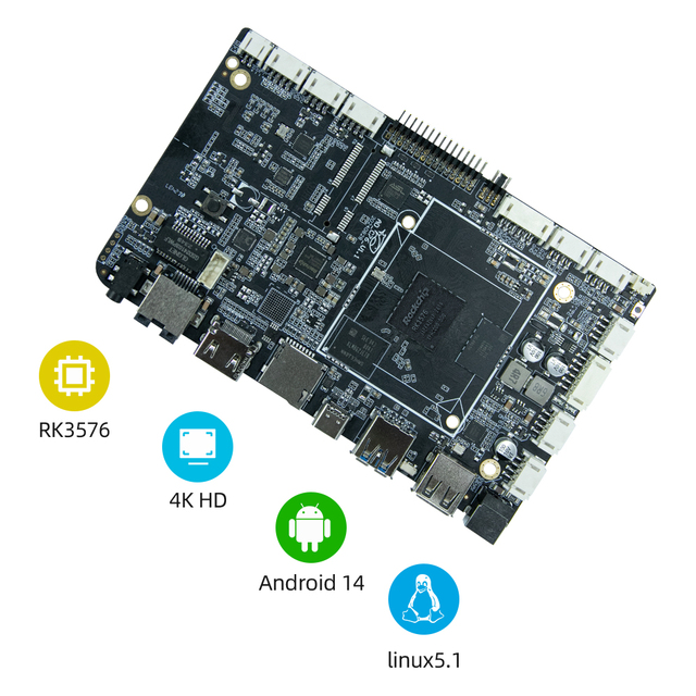 Android 14 RK3576 Octa-Core RAM 4GB/8G/16GB Rockchip Development Board for Smart Medical Equipment