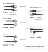 Rangkaian Kabel Presisi Mikro Weipu SF6B Khusus untuk Sensor dan Perangkat Medis Standar IPC-620 Layanan OEM Ahli