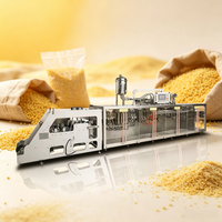 Machine d'emballage automatique pour biscuits, farine d'arachide, aliments liquides, sachets Doypack, sachets préformés à fermeture éclair et sachets stand-up