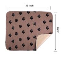 AOSEN Tapis d'apprentissage réutilisables pour chiots, imprimés sur mesure, lavables et anti-fuites, avec support antidérapant, écologiques