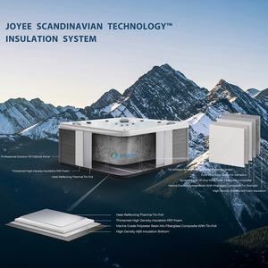 JOYEE 2026 – Nouveau fabricant de jacuzzis de premier plan, services OEM, baignoires extérieures 6 personnes, fournisseur de spas de <span class=keywords><strong>massage</strong></span> Balboa en Chine - Product Image 6