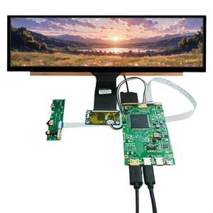 Hot bán 14 "4K 3840x1100 Dải cảm ứng điện dung mở khung Monitor Bar quảng cáo hiển thị với Loại C EDP <span class=keywords><strong>LCD</strong></span> ban kiểm soát - Product Image 2