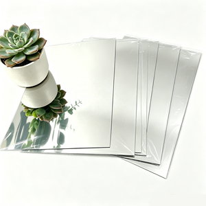 Service de découpe sur mesure de feuilles de miroir PS de 1 mm pour loisirs créatifs et panneaux de décoration de mariage - Product Image 1
