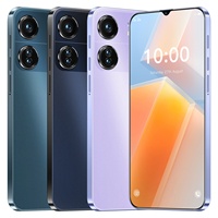 Nuevo Teléfono Inteligente C65 Transfronterizo con Android, Pantalla AMOLED HD de 6.8 Pulgadas y 120 Hz, Doble SIM, 16 GB + 1 TB, 5G LTE, Versión Global, Comercio Internacional