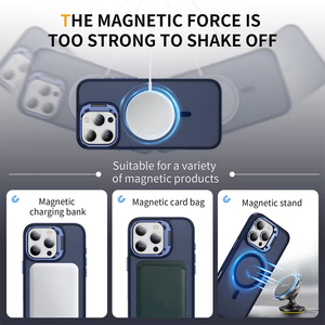 <span class=keywords><strong>Cover</strong></span> magnetica per telefono <span class=keywords><strong>cellulare</strong></span> per iPhone 11 12 13 14 15 Pro Max 16 Pro custodia per telefono <span class=keywords><strong>cellulare</strong></span> <span class=keywords><strong>con</strong></span> supporto rotante in metallo - Product Image 3