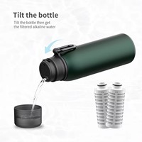 Botol Air dengan Filter Karbon Aktif, Filter Air Alkali, Supplier Filter Air