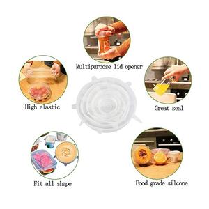 Coperchi elasticizzati per contenitori in <span class=keywords><strong>Silicone</strong></span> per alimenti flessibili personalizzati nuovi - Product Image 3